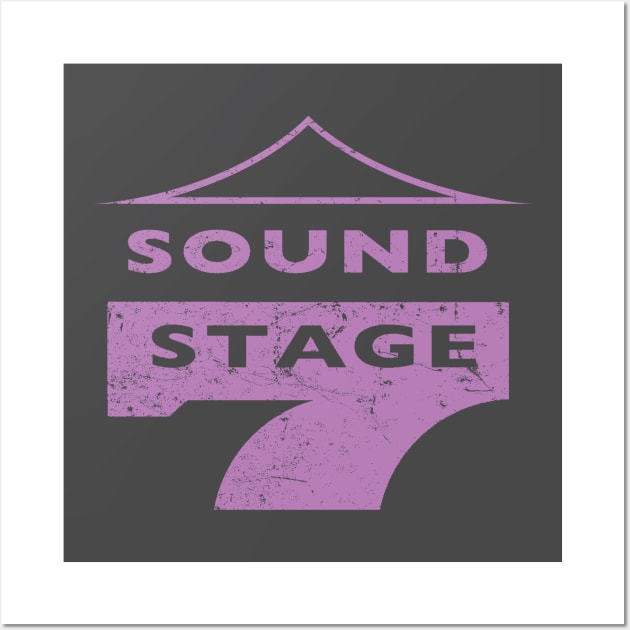 Sound Stage 7 Records Wall Art by MindsparkCreative